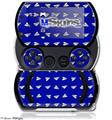 Paper Planes Royal Blue - Decal Style Skins (fits Sony PSPgo)