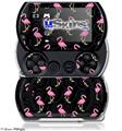 Flamingos on Black - Decal Style Skins (fits Sony PSPgo)