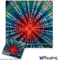 Decal Skin compatible with Sony PS3 Slim Tie Dye Bulls Eye 100