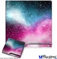 Decal Skin compatible with Sony PS3 Slim Dynamic Pink Galaxy