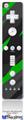 Wii Remote Controller Face ONLY Skin - Jagged Camo Green