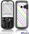 LG Rumor 2 Skin - Pastel Hearts on White