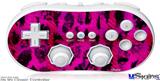 Wii Classic Controller Skin - Pink Distressed Leopard