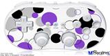 Wii Classic Controller Skin - Lots of Dots Purple on White
