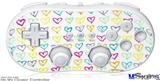Wii Classic Controller Skin - Kearas Hearts White