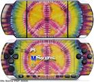 Sony PSP 3000 Skin - Tie Dye Peace Sign 109