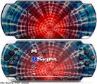 Sony PSP 3000 Skin - Tie Dye Bulls Eye 100