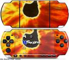 Sony PSP 3000 Skin - Tie Dye Music Note 100