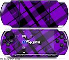 Sony PSP 3000 Skin - Purple Plaid