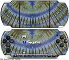 Sony PSP 3000 Skin - Tie Dye Green Stripes