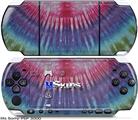 Sony PSP 3000 Skin - Tie Dye Pink Stripes