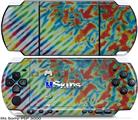 Sony PSP 3000 Skin - Tie Dye Mixed Rainbow