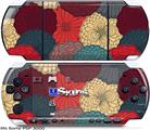 Sony PSP 3000 Skin - Flowers Pattern 04