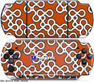 Sony PSP 3000 Skin - Locknodes 03 Burnt Orange