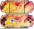 Sony PSP 3000 Skin - Painting Yellow Splash