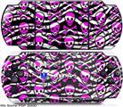 Sony PSP 3000 Skin - Zebra Pink Skulls