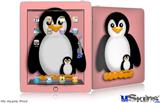 iPad Skin - Penguins on Pink