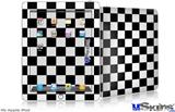 iPad Skin - Checkers White