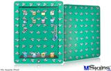 iPad Skin - Paper Planes Turquoise