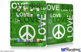 iPad Skin - Love and Peace Green