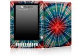 Tie Dye Bulls Eye 100 - Decal Style Skin for Amazon Kindle DX