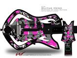 SceneKid Pink Decal Style Skin - fits Warriors Of Rock Guitar Hero Guitar (GUITAR NOT INCLUDED)