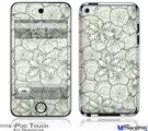 iPod Touch 4G Decal Style Vinyl Skin - Flowers Pattern 05