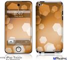 iPod Touch 4G Decal Style Vinyl Skin - Bokeh Hex Orange