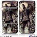 iPhone 4 Decal Style Vinyl Skin - Creation (DOES NOT fit newer iPhone 4S)