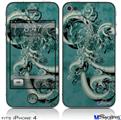 iPhone 4 Decal Style Vinyl Skin - New Fish (DOES NOT fit newer iPhone 4S)