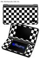 Checkers White - Decal Style Skin fits Nintendo DSi XL (DSi SOLD SEPARATELY)