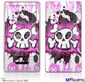 Zune HD Skin - Cartoon Skull Pink