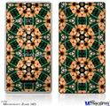 Zune HD Skin - Floral Pattern Orange