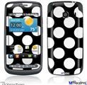 LG Vortex Skin - Kearas Polka Dots White On Black