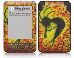 Tie Dye Kokopelli - Decal Style Skin fits Amazon Kindle 3 Keyboard (with 6 inch display)