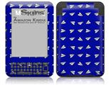 Paper Planes Royal Blue - Decal Style Skin fits Amazon Kindle 3 Keyboard (with 6 inch display)