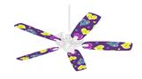 Crazy Hearts - Ceiling Fan Skin Kit fits most 42 inch fans (FAN and BLADES SOLD SEPARATELY)