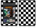 Amazon Kindle Fire (Original) Decal Style Skin - Checkers White