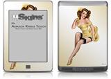 Rose Pin Up Girl - Decal Style Skin (fits Amazon Kindle Touch Skin)