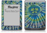Tie Dye Peace Sign Swirl - Decal Style Skin (fits Amazon Kindle Touch Skin)