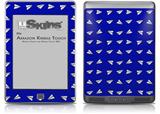 Paper Planes Royal Blue - Decal Style Skin (fits Amazon Kindle Touch Skin)