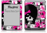 Scene Girl Skull - Decal Style Skin (fits Amazon Kindle Touch Skin)