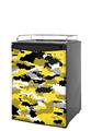 Kegerator Skin - WraptorCamo Digital Camo Yellow (fits medium sized dorm fridge and kegerators)