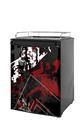 Kegerator Skin - Baja 0003 Red Dark (fits medium sized dorm fridge and kegerators)
