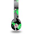 WraptorSkinz Skin Decal Wrap compatible with Beats Solo HD (Original) SceneKid Green (HEADPHONES NOT INCLUDED)