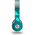 WraptorSkinz Skin Decal Wrap compatible with Beats Solo HD (Original) Bokeh Music Neon Teal (HEADPHONES NOT INCLUDED)