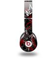 WraptorSkinz Skin Decal Wrap compatible with Beats Solo HD (Original) Baja 0003 Red Dark (HEADPHONES NOT INCLUDED)