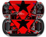 Emo Star Heart - Decal Style Skin fits Sony PS Vita