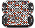 Locknodes 05 Red - Decal Style Skin fits Sony PS Vita