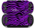 Purple Zebra - Decal Style Skin fits Sony PS Vita